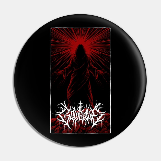 God is Love Redeemer  death metal design (crimson) Pin by Tmontijo