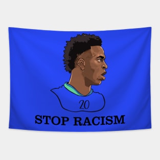 vinicius junior: stop racism Tapestry