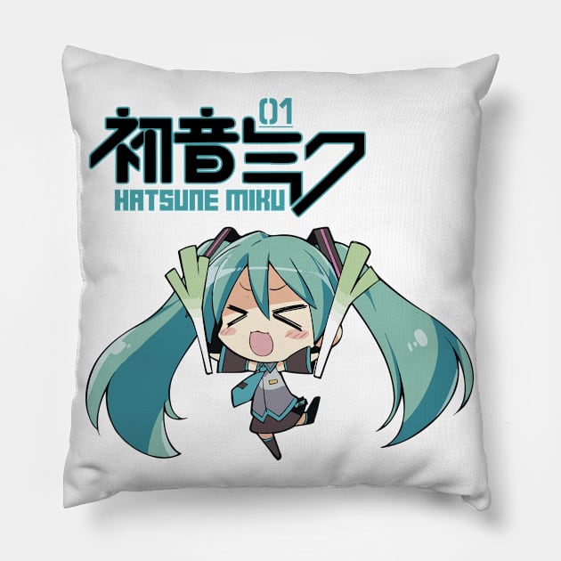 MikuChan Pillow by Koburastyle