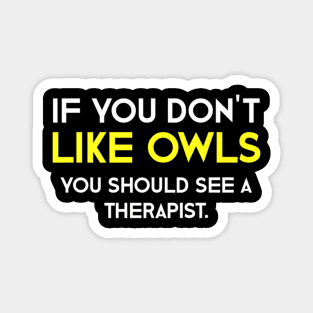 Therapist Owls Magnet