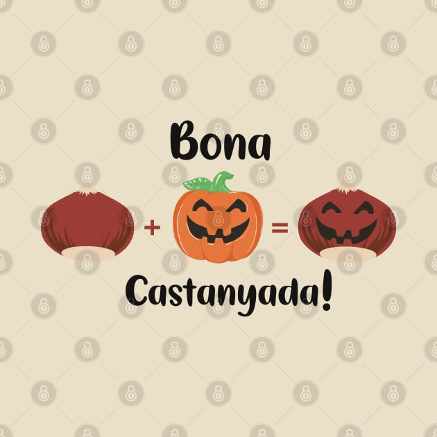 Bona Castanyada Catalán Halloween castañada by Holailustra