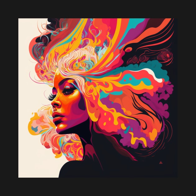 Psychedelic Girl by n23tees