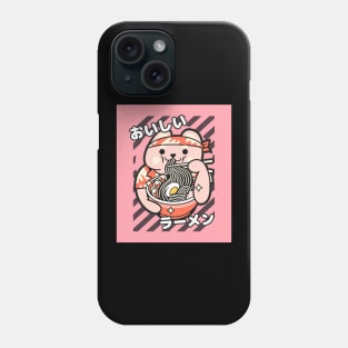 Cute Bunny Yummy Ramen Phone Case