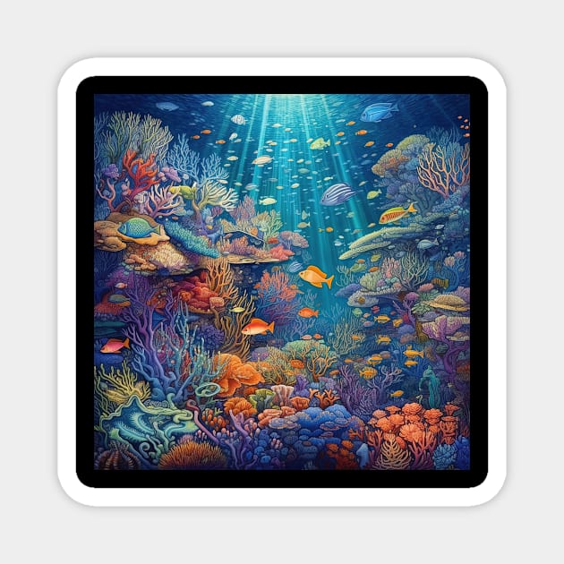 Coral reef Magnet by ComicsFactory