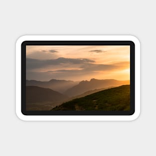 Langdales Summer Sunset Magnet