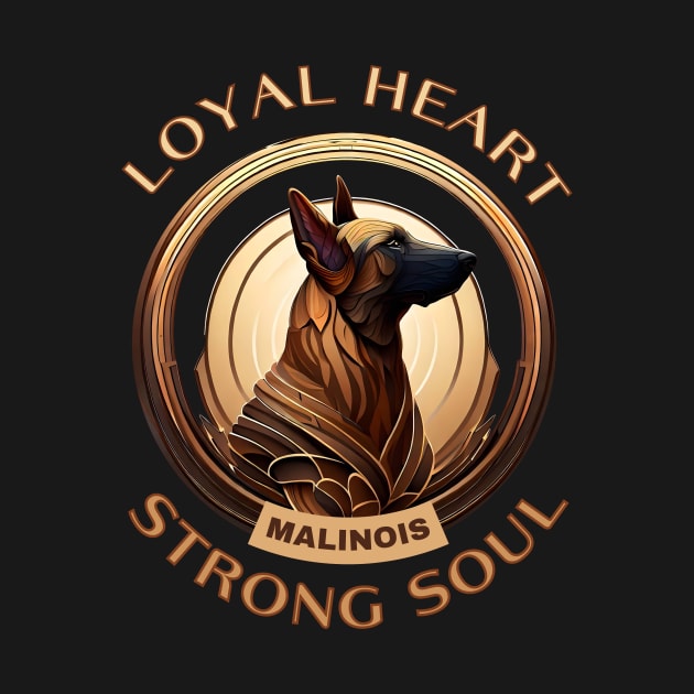 Loyal Heart Strong Soul Belgian Malinois by InkTrendy