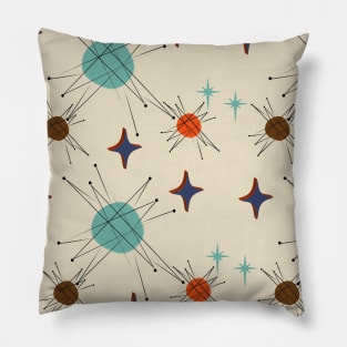 Mid Century Mod 3D Starburst pattern Pillow