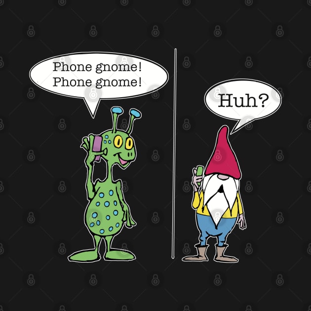 Phone Gnome-Gnomes by SpookySkulls