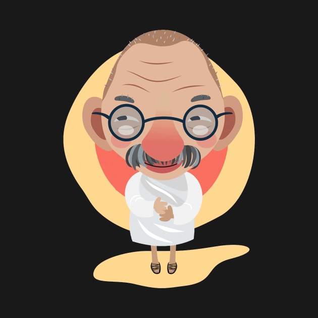 gandhi icon by jangangori