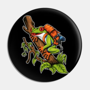 Frog Tree Backpacker Pin