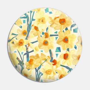 Yellow Jonquils Pin