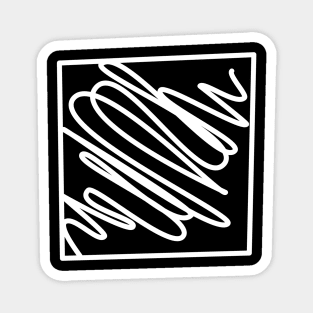 scribble design Magnet