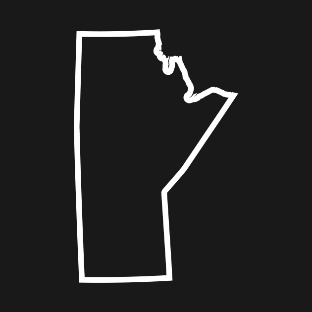 Canada Manitoba Outline by loudestkitten