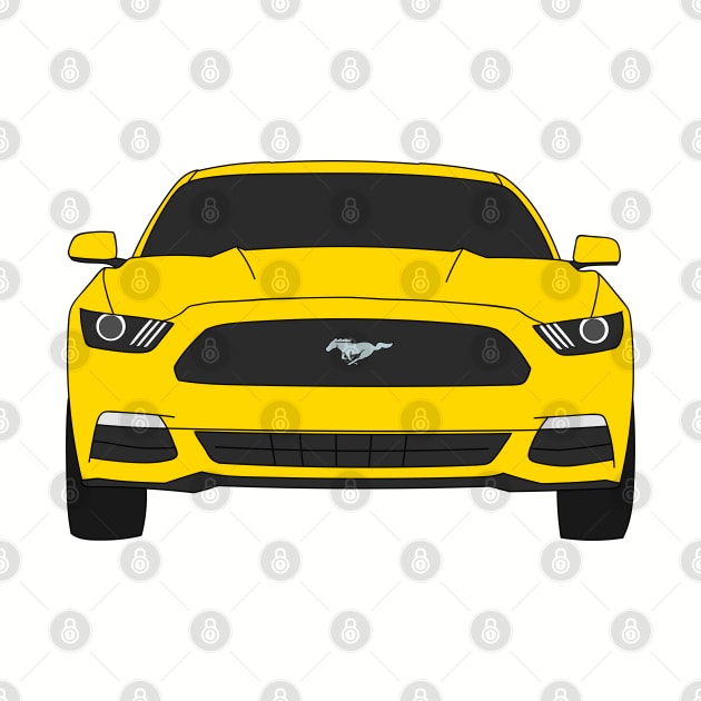 Ford Mustang Front End Triple Yellow by Jessimk