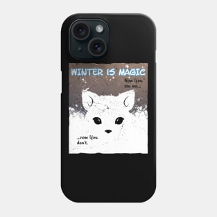 Snow fox Phone Case