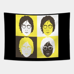 John Lennon Pop Art Minimalist Tapestry