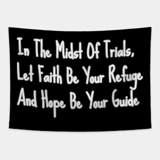 FAITH AND HOPE Tapestry