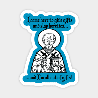 Saint Nick Slaps Magnet