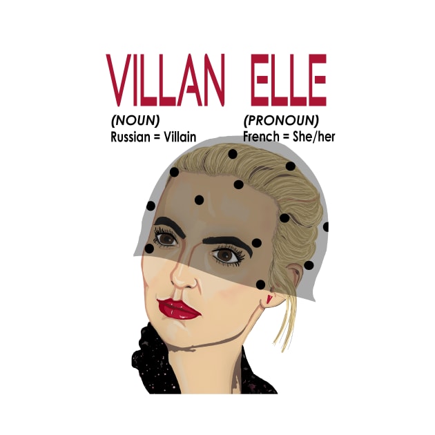 Villanelle, Killing Eve, She Villain by Happyoninside