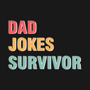 Dad Jokes Survivor Vintage T-Shirt
