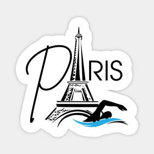 Paris summer sports swimming Magnet