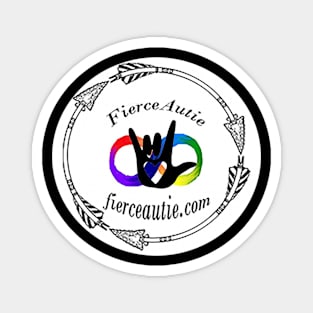 Fierce Autie Logo Magnet