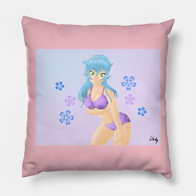 Cherry Blossom Pillow by obnoxiouskez