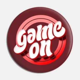 Game On Red Pin