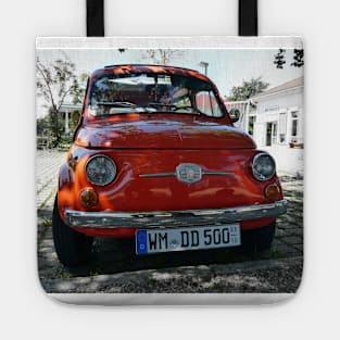 Fiat 500, Restored classic Italian Car Tote