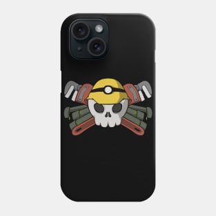 Plumbers crew Jolly Roger pirate flag (no caption) Phone Case