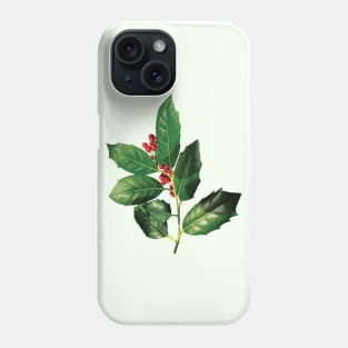 Sprig of Holly Phone Case