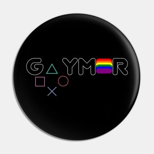 Gaymer: Dark Shirt Pin