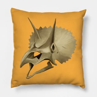 Triceratops Skull Pillow