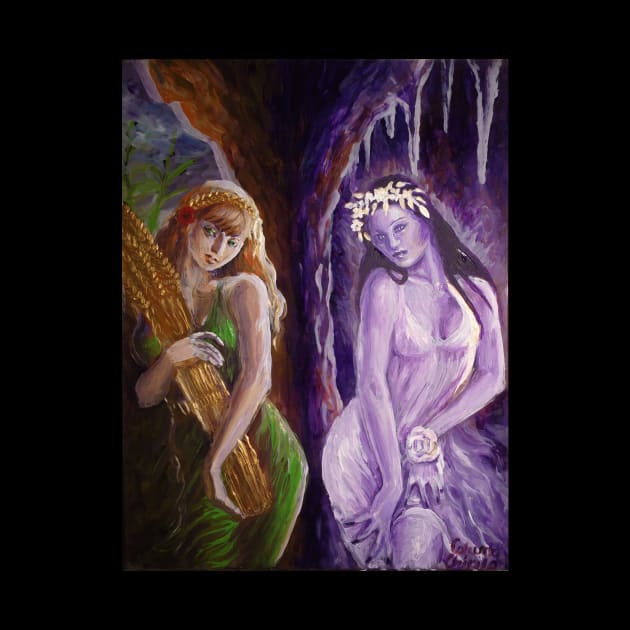 Demeter and Persephone by CORinAZONe