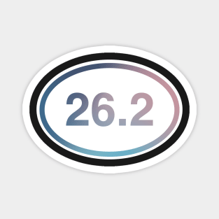 26.2 Marathon Running Race Distance Magnet