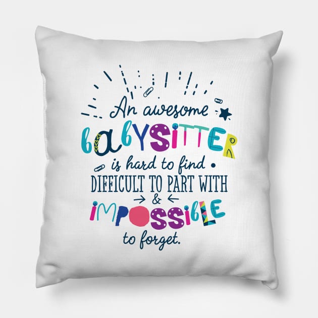 An Awesome Babysitter Gift Idea - Impossible to forget Pillow by BetterManufaktur