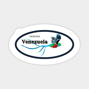 Caracas Venezuela Quetzal Magnet