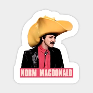 Retro norm macdonald Magnet