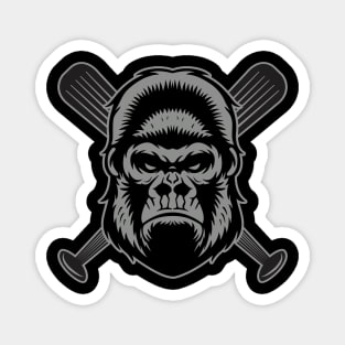 Ape Baseball Magnet