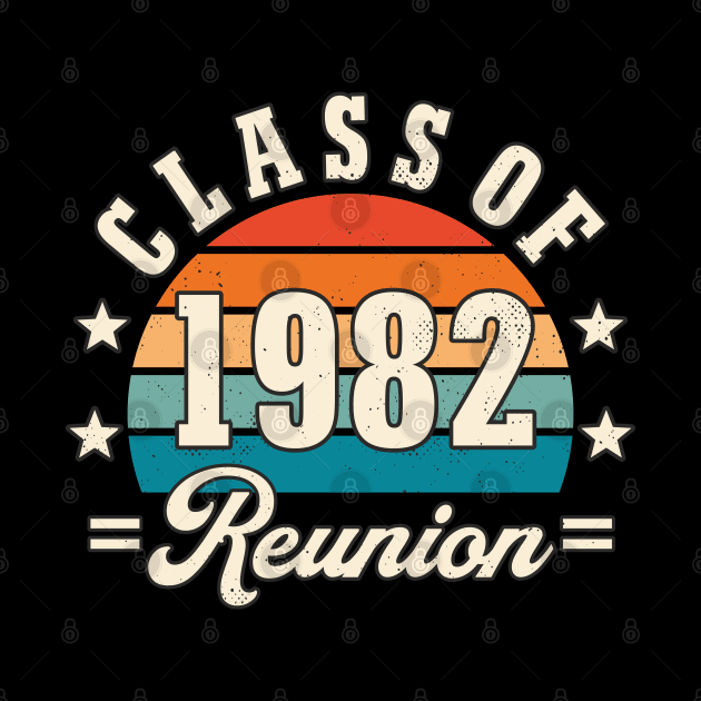 Class Of 1982 Vintage Sunset High School Or College Reunion by FloraLi