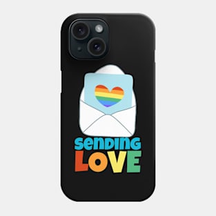 Sending Love LGBT Pride Phone Case