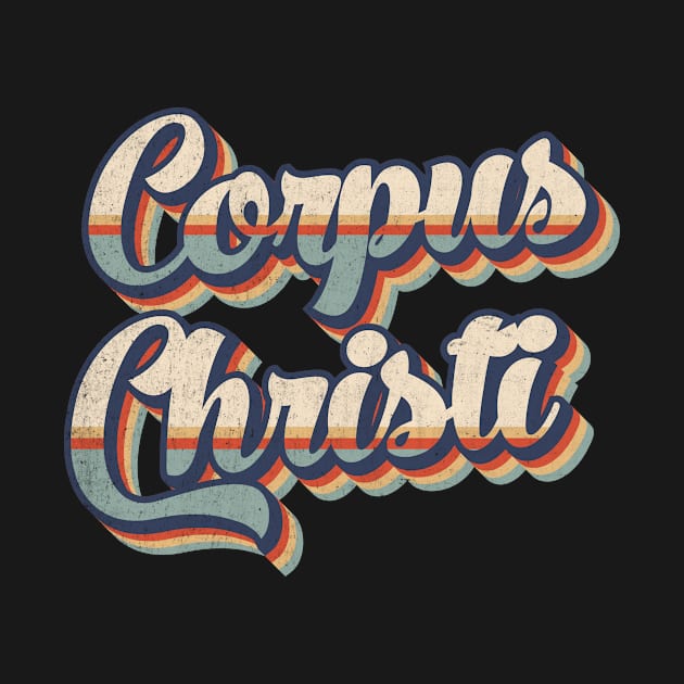 Corpus Christi // Retro Vintage Style by Stacy Peters Art