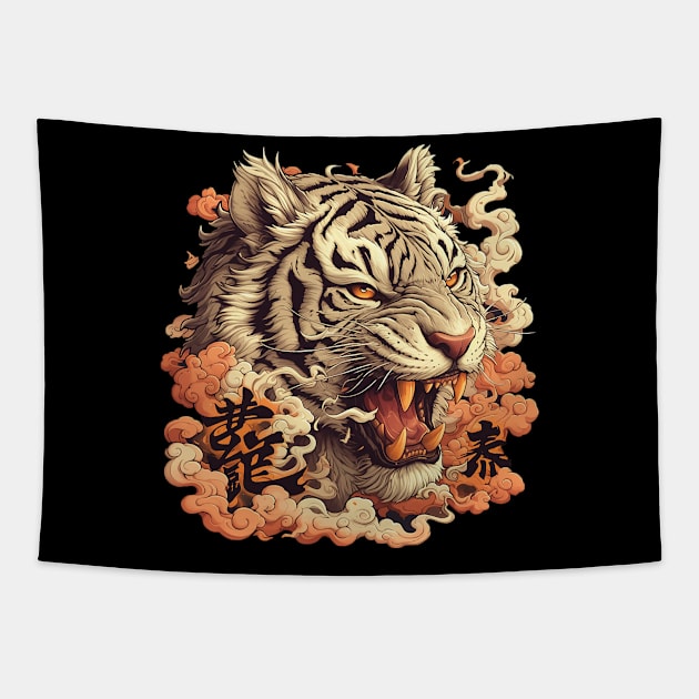 tiger Tapestry by peterdora