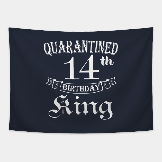 11th Birthday quarantine | Quarantine Birthday King Tapestry by MEDtee