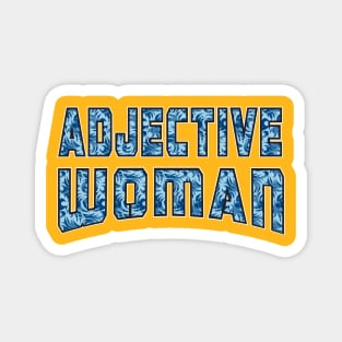 Adjective Woman Magnet