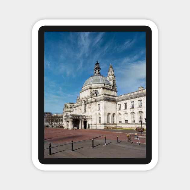Cardiff City Hall Magnet by RJDowns