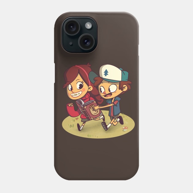 Dipper and Mabel Phone Case by exeivier