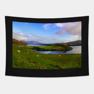 A late afternoon in the magical landscapes of the scottish Isle of Skye Tapestry