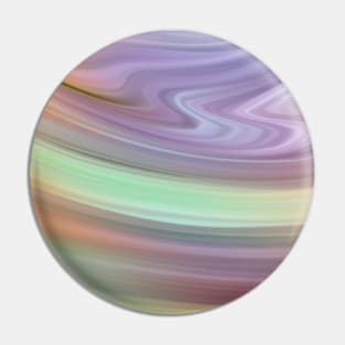 Rainbow Colorful Abstract Wave Pattern Pin