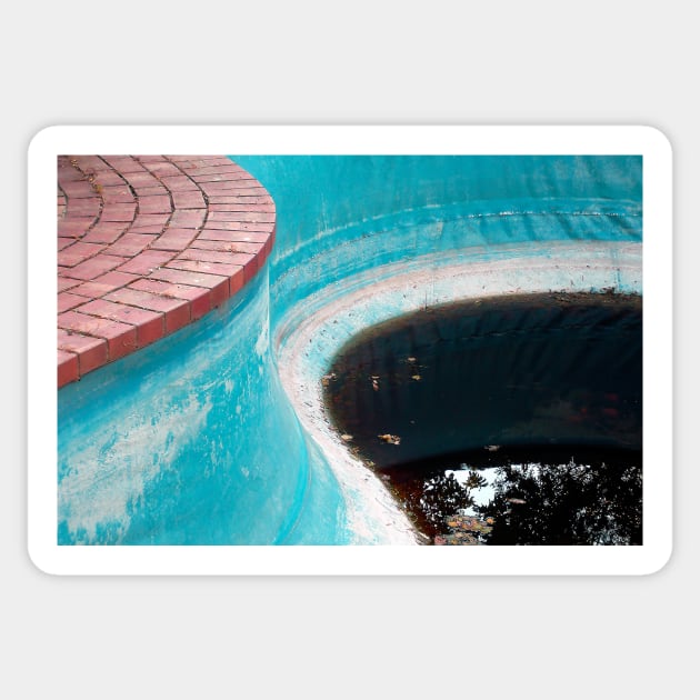The Swimming Pool! - Abstract - Sticker | TeePublic